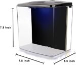 FREESEA 1.4 Gallon Betta Aquarium Starter Kits Square Fish Tank with LED Light and Filter Pump - Image 3