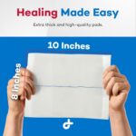 Dealmed Abdominal Combine Pads 8"x10" (24-Pack) Sterile Individually Wrapped, ABD Pads, Absorbent, Non Adherent for Wound Care, Drainage, First Aid, 24/Box (1 Pack) - Image 7