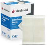 Dealmed Abdominal Combine Pads 8"x10" (24-Pack) Sterile Individually Wrapped, ABD Pads, Absorbent, Non Adherent for Wound Care, Drainage, First Aid, 24/Box (1 Pack) - Image 10