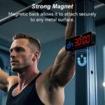 Portable Gym Timer Clock: Fitness Digital Clock with Strong Magnet - Remote Control for Fitness Enthusiasts - Powerful Battery for Home Gym Garage Boxing - Image 5
