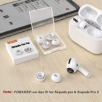 3 Pairs Replacement Ear Tips for Airpods Pro and 2nd Generation with Noise Reduction Hole, Silicone Ear Tips for Airpods Pro with Portable Storage Box and Fit in The Charging Case(S/M/L) - Image 7