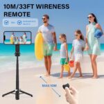 Opticnock 4-in-1 Magnetic Selfie Stick for iPhone/Android - 360° Rotatable, Extendable with Wireless Remote | Pocket Size | Includes Phone Ring (1PC) - Image 4