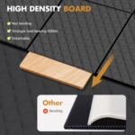 Dog Car Seat Cover for Back Seat, Dog Car Bed Cover with Hard Bottom, Backseat Extender Hammock for Mid-Sized Truck/SUV 8 Panels - Black - Image 3