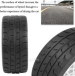 RC Wheels and Tires On Road Tire Tyre for 1/7 Felony 6S BLX,17mm Hex Plastic Wheels RC Truck Tires Highway Tire On Road Tyre,4pcs,White - Image 7