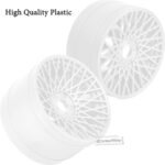 RC Wheels and Tires On Road Tire Tyre for 1/7 Felony 6S BLX,17mm Hex Plastic Wheels RC Truck Tires Highway Tire On Road Tyre,4pcs,White - Image 8