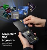 Mag-Safe Wallet - Magnetic Wallet for Phone Adjustable Magnetic Wallet Stand 5 Card Holder, Lightweight Flap Leather Mag-Safe Wallet for iPhone 17/16/15/14/13/12 Series,Not for iPhone 13/12 Mini - Image 4