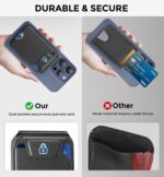 Mag-Safe Wallet - Magnetic Wallet for Phone Adjustable Magnetic Wallet Stand 5 Card Holder, Lightweight Flap Leather Mag-Safe Wallet for iPhone 17/16/15/14/13/12 Series,Not for iPhone 13/12 Mini - Image 9