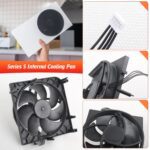 Internal Cooling Fan Replacement for Xbox Series S Console Fan Cooler CPU Cooling Fan with Screwdriver(7 Blades) - Image 5