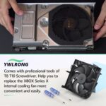 Internal Cooling Fan Replacement for Xbox Series S Console Fan Cooler CPU Cooling Fan with Screwdriver(7 Blades) - Image 6