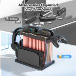 Firven Games Organizer Station with Controller Charger, Charging Dock for Nintendo Switch 2, Display Rack Holder for Switch 2 Dock, Game Cases & Pro Controllers, Accessories Stand with RGB Lighting - Image 4