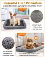 Morpilot Cat Carrier - Soft Sided Cat Carrier Large for Big Medium Cats and Puppy up to 18lbs, Pet Carrier with Safety Zippers, Foldable Bowl, Airline Approved Large Dog Carrier - Dark Gray - Image 3