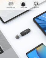 Aiibe 128GB USB C Flash Drive Type C USB 3.1 Flash Drive USB Drive 128GB Thumb Drive USB-C Memory Stick for Smartphone Laptop Tablet iPhone 15 (1 Pack Black) - Image 4