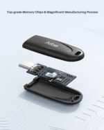 Aiibe 128GB USB C Flash Drive Type C USB 3.1 Flash Drive USB Drive 128GB Thumb Drive USB-C Memory Stick for Smartphone Laptop Tablet iPhone 15 (1 Pack Black) - Image 7