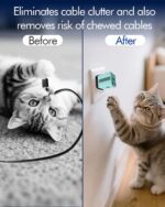 W&O 45W GaN Charger Fast Charging,Retractable Phone Charger Wall Plug with Lightening and Type-C Cables,for iPhone16/15/14/13/12/11 Series, Galaxy S25 24,Android and More (Blue) - Image 6