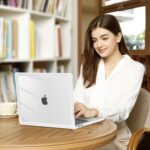MOSISO Compatible with MacBook Air 13 inch Case 2022-2018 Release A2337 M1 A2179 A1932, Anti-Cracking Heavy Duty Plastic Hard Shell Case with TPU Bumper&Keyboard Cover&Screen Film, Transparent - Image 7