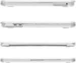 MOSISO Compatible with MacBook Air 13 inch Case 2022-2018 Release A2337 M1 A2179 A1932, Anti-Cracking Heavy Duty Plastic Hard Shell Case with TPU Bumper&Keyboard Cover&Screen Film, Transparent - Image 9