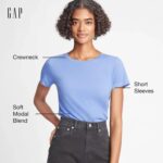 GAP Womens Favorite Crewneck Tee T-Shirt - Image 3