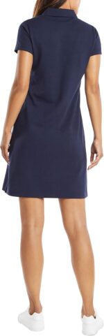 Nautica Women's Easy Classic Short Sleeve Stretch Cotton Polo Dress - Image 3