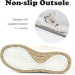 Girls High Top Sneaker Non Slip Casual Walking Lightweight Lace Up Sneakers for Little/Big Kid - Image 5