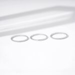 Amazon Essentials 14K Gold or Rhodium Plated Sterling Silver Stacking Ring Set of 3 - Image 4