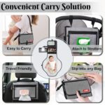 Large Portable Diaper Changing Pad – Waterproof Foldable Diaper Changing Mat for Baby, Wipes Pocket, Easy Clean, Baby Essentials, Baby Wipes, Newborn Essentials Must Haves, Baby Registry & Shower Gift - Image 6