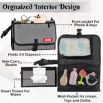 Large Portable Diaper Changing Pad – Waterproof Foldable Diaper Changing Mat for Baby, Wipes Pocket, Easy Clean, Baby Essentials, Baby Wipes, Newborn Essentials Must Haves, Baby Registry & Shower Gift - Image 7