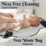 Large Portable Diaper Changing Pad – Waterproof Foldable Diaper Changing Mat for Baby, Wipes Pocket, Easy Clean, Baby Essentials, Baby Wipes, Newborn Essentials Must Haves, Baby Registry & Shower Gift - Image 8