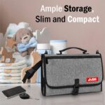 Large Portable Diaper Changing Pad – Waterproof Foldable Diaper Changing Mat for Baby, Wipes Pocket, Easy Clean, Baby Essentials, Baby Wipes, Newborn Essentials Must Haves, Baby Registry & Shower Gift - Image 10