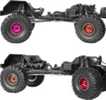 RC 1.9in Beadlock Wheels and Tires for 1/10 TRX4,Axia1 SCX10 II 90046 SCX10 III,D90 RC Crawler Car,Alloy 1.9in rc Beadlock Rims,Soft Rubber 1.9in rc Beadlock Tires,4pcs,Bronze - Image 7