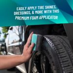 Chemical Guys Wonder Wave Durafoam Contoured Large Tire Shine & Dressing Applicator, 4 Pack - Image 3