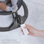 BabyBond Baby Swings for Infants to Toddler | Bluetooth Baby Swing with 3 Seat Positions | 5 Natural Sway Motion | Bluetooth Music | 5-Point Harness | Includes Remote Control - Image 8