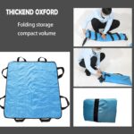 Positioning Bed Pad with Handles 48" X 40" Incontinence Mattress Bedding Protector Liner Underpad Straps for Easy Lift & Transfer Reusable Washable Hospital Quality - Image 7