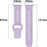 LOKEKE Compatible with Huawei Watch Fit 3 Replacement Band - Silicone Wrist Smartwatch Accessories Sport Wristband Compatible with Huawei Watch Fit 3 (Black) - Image 6