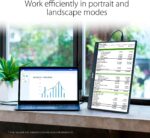 ASUS ZenScreen 15.6” 1080P Portable Monitor (MB16ACV) - Full HD, IPS, Eye Care, Flicker Free, Blue Light Filter, Kickstand, USB-C Power Delivery, for Laptop, PC, Phone, Console - Image 8