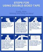 Double Sided Sticky Pads,Made of 3M VHB,Strong Adhesive Tape Squares Heavy Duty Waterproof Heat Resistant, Extreme Mounting Foam Tape,Car Home Outdoor Use, 24 Pcs 1.57x1.97 Inch - Image 9