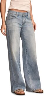 Lucky Brand Womens Mid Rise Sweet Wide Leg Jeans - Image 4