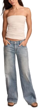 Lucky Brand Womens Mid Rise Sweet Wide Leg Jeans - Image 5