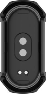 MOTONG PC Full Coverage Protective Watch Case Cover Tempered Glass Screen Protector Compatible with Xiaomi Smart Band 9(Black) - Image 7