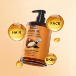 Yoken Argan Oil for Hair, Pure and Natural Morocco Argan Oil, Argon Oil For Hair, Scalp, Face & Skin Care, 100% Cold Pressed Hair Conditioner, Unrefined Argon Nails Carrier Oil (16 Fl Oz) - Image 6