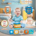 Montessori Toys for Baby 6-12 Months: Sensory Activity Cube with Fine Motor Skills - Travel Busy Board Busy Cube Gifts for 1 Year Old Boy Girl - Image 3
