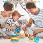 Montessori Toys for Baby 6-12 Months: Sensory Activity Cube with Fine Motor Skills - Travel Busy Board Busy Cube Gifts for 1 Year Old Boy Girl - Image 5