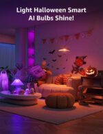 Lepro B1 AI Smart Light Bulbs - WiFi & Bluetooth RGBWW Color Changing LED Bulb Compatible with Alexa & Google Assistant, AI Generated Lighting LLM, AI Voice Control, Music Sync, 2.4GHz Only, 2 Pack - Image 3