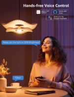 Lepro B1 AI Smart Light Bulbs - WiFi & Bluetooth RGBWW Color Changing LED Bulb Compatible with Alexa & Google Assistant, AI Generated Lighting LLM, AI Voice Control, Music Sync, 2.4GHz Only, 2 Pack - Image 5