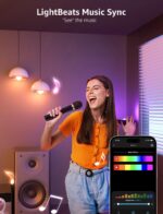 Lepro B1 AI Smart Light Bulbs - WiFi & Bluetooth RGBWW Color Changing LED Bulb Compatible with Alexa & Google Assistant, AI Generated Lighting LLM, AI Voice Control, Music Sync, 2.4GHz Only, 2 Pack - Image 9