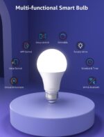 Lepro B1 AI Smart Light Bulbs - WiFi & Bluetooth RGBWW Color Changing LED Bulb Compatible with Alexa & Google Assistant, AI Generated Lighting LLM, AI Voice Control, Music Sync, 2.4GHz Only, 2 Pack - Image 10