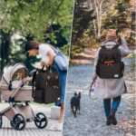 Modoker Dog Travel Bag, Airline Approved Backpack for Pet Accessories Organizer, Tote Weekend Bag with 2 Dog Food Storage Containers, 2 Collapsible Bowls, 1 Pet Mat, Black - Image 7