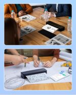 Memoqueen M833 Portable Wireless Printer for Travel, Inkless Thermal Printer Bluetooth Support 8.5'' x 11'' US Letter & A4 Thermal Paper, for Phone & Laptop for Office, School, Home - Image 8