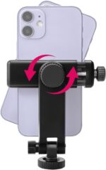 Camera Hot Shoe Cell Phone Holder with Cold Shoe Cell Phone Tripod Adapter for Microphone LED Light iPhone DSLR Mirrorless Camera Photography - Image 3