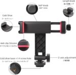 Camera Hot Shoe Cell Phone Holder with Cold Shoe Cell Phone Tripod Adapter for Microphone LED Light iPhone DSLR Mirrorless Camera Photography - Image 4