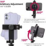 Camera Hot Shoe Cell Phone Holder with Cold Shoe Cell Phone Tripod Adapter for Microphone LED Light iPhone DSLR Mirrorless Camera Photography - Image 5